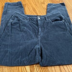 Urban Outfitters BDG mom high rise blue corderoy